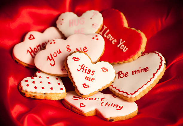 Valentine's Cookies stock photo