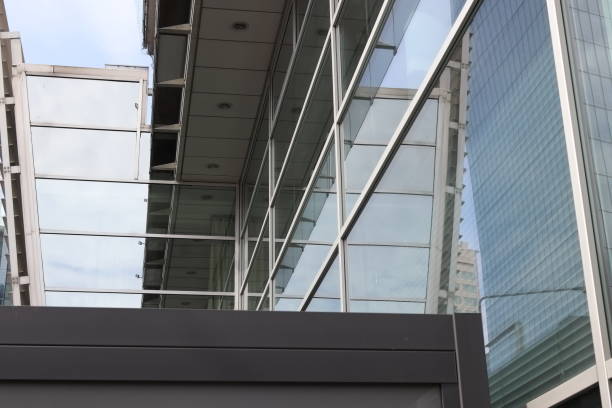 istock Metal and glass structure of a modern skyscraper 1715734940