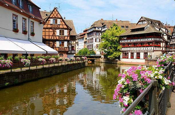 estrasburgo - la petite france imagens e fotografias de stock