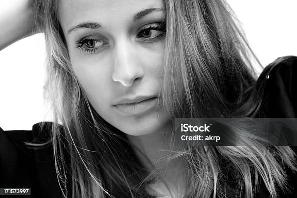 Contemplative Young Woman Stock Photo - Download Image Now - 16-17 Years, 18-19 Years, 20-29 Years