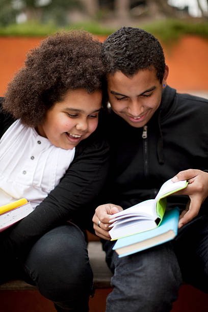 istock Girl and Boy Studying 171574039