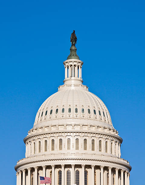 istock US Capitol Building Dome close-up, Washington DC. Clear blue sky. 171574130