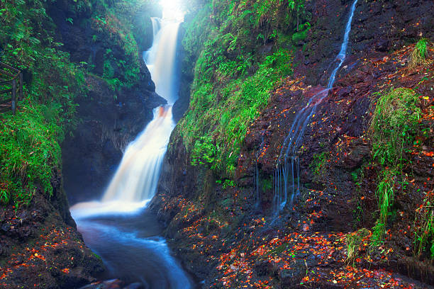 Ess-na-Laragh Waterfall - Glenariff, County Antrim, Northern Ireland