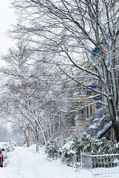 istock Snowing day in Montreal, Canada. 171574393