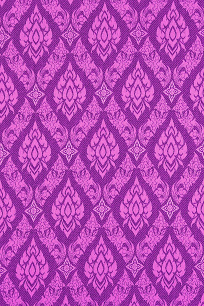 istock Thai silk traditional motif background. 171574454