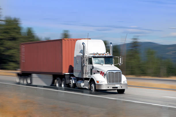 istock Truck on the highway 171574594