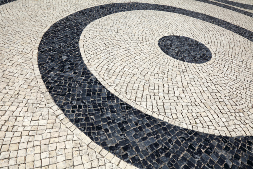 Lagos pavement, Portugal