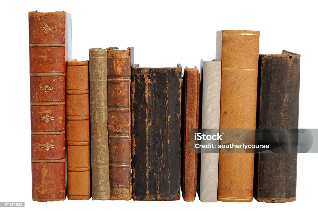Libri antichi - Foto stock royalty-free di Costola del libro