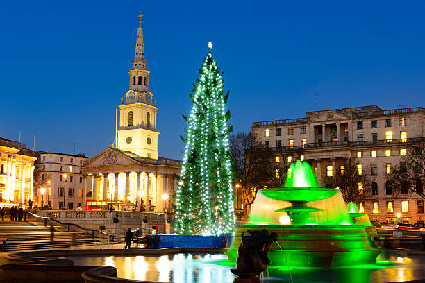 istock Trafalgar Square London at Christmas 171574884