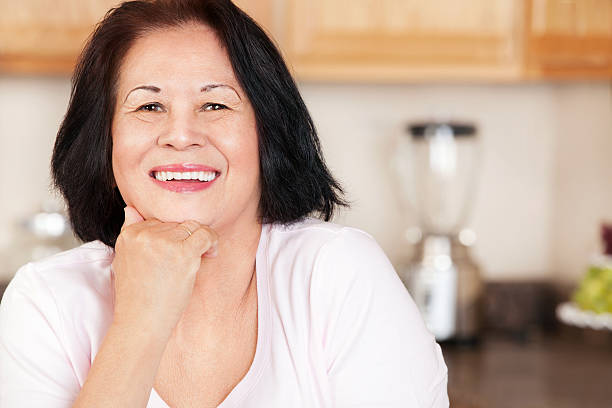 istock Mature Asian Woman Smiling 171575316