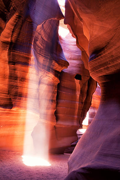 cañón del antílope superior - canyon heaven sunbeam arizona fotografías e imágenes de stock