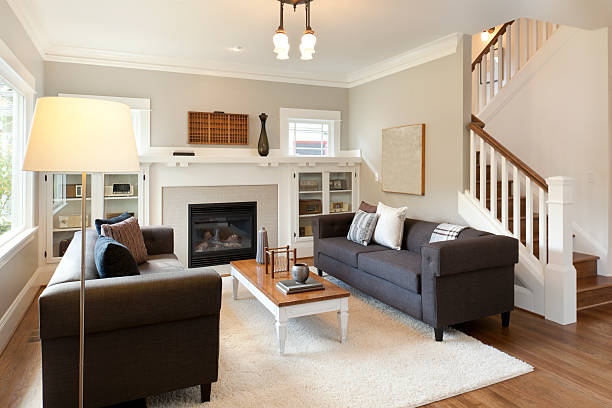 interior with sofa. 3d illustration