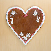 Copy space Gingerbread Cookie Heart, Beer Fest (XXXL)