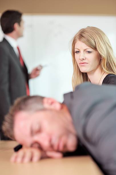 istock Asleep in a Meeting 171576159