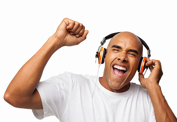 istock Man Enjoying Music On MP3 Player - Isolated 171576170