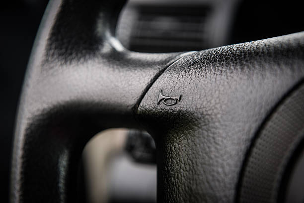 Steering wheel stock photo