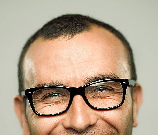 Real young smiling man