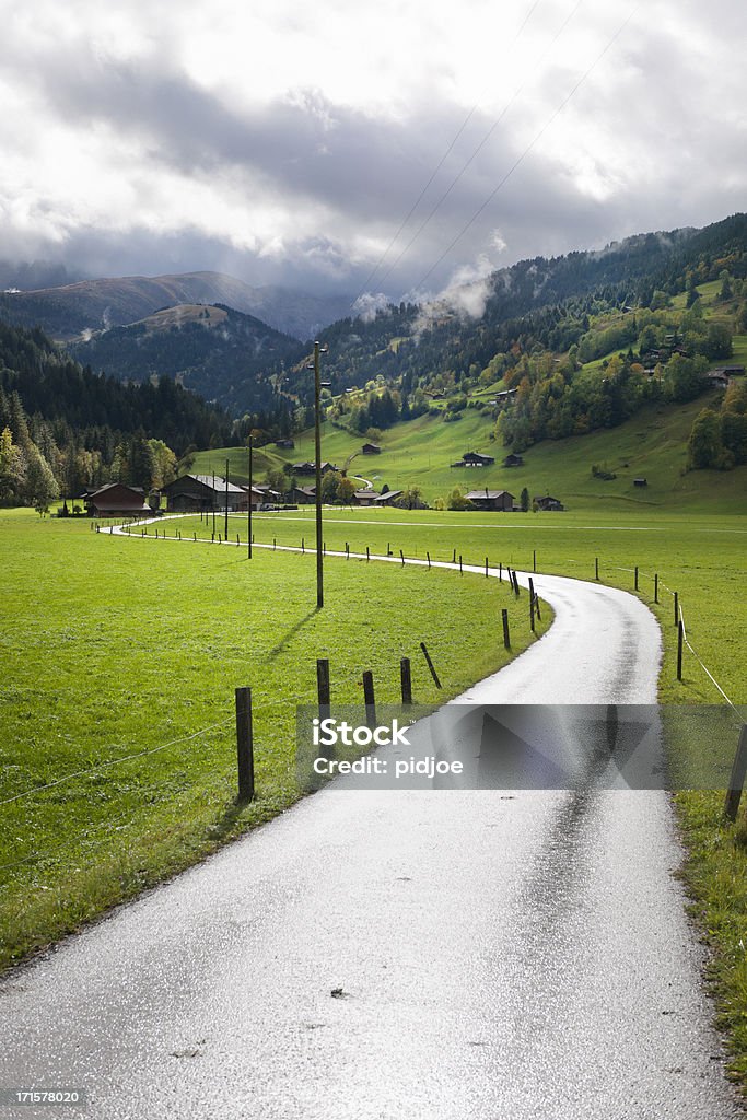 Paysage d'automne en Oberland bernois en Suisse - Photo de Agriculture libre de droits