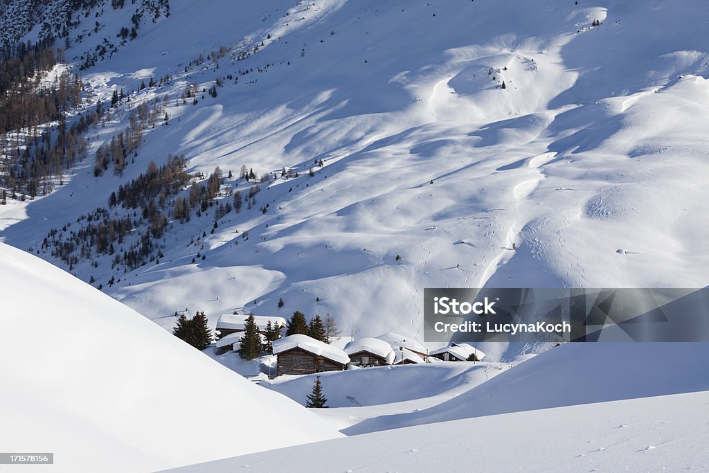 Winter dream Winter in the Swiss Alps, Arosa Village, Switzerland. Arosa Stock Photo