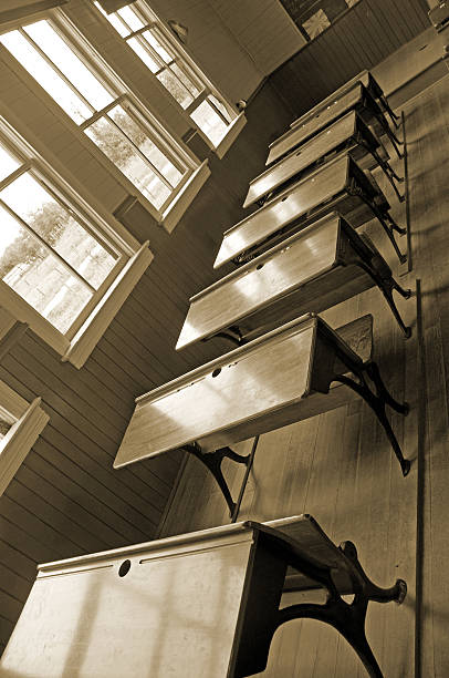 istock Vintage  Classroom in Sepia... Slanted 171578199