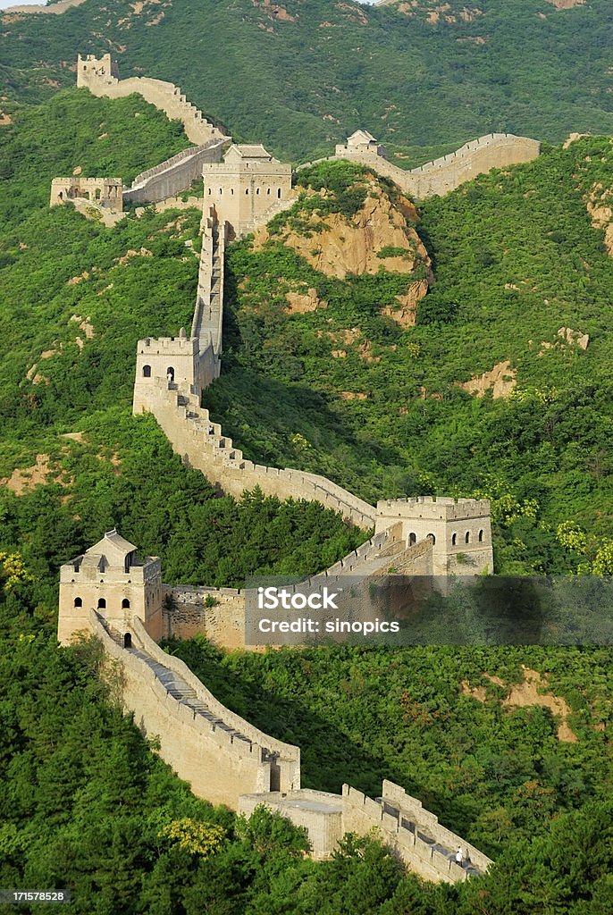 Great wall great wall in Hebei province, China Great Wall Of China Stock Photo