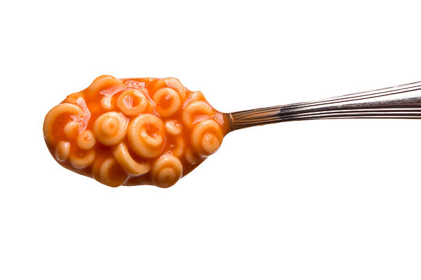 O shaped spaghetti in marinara sauce