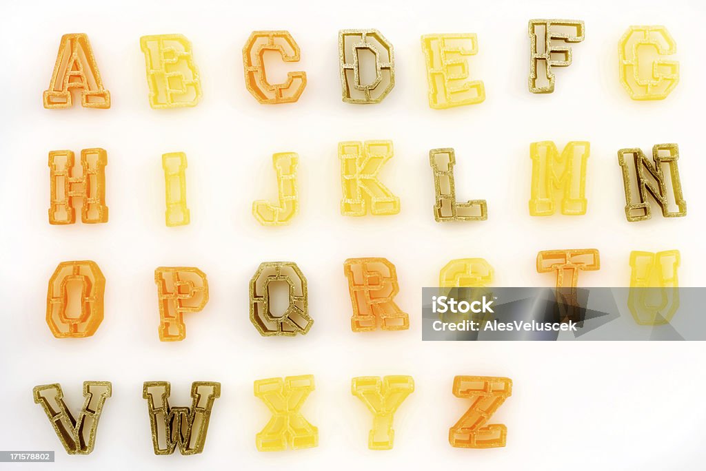 Pasta lettere A-Z - Foto stock royalty-free di Lettera N
