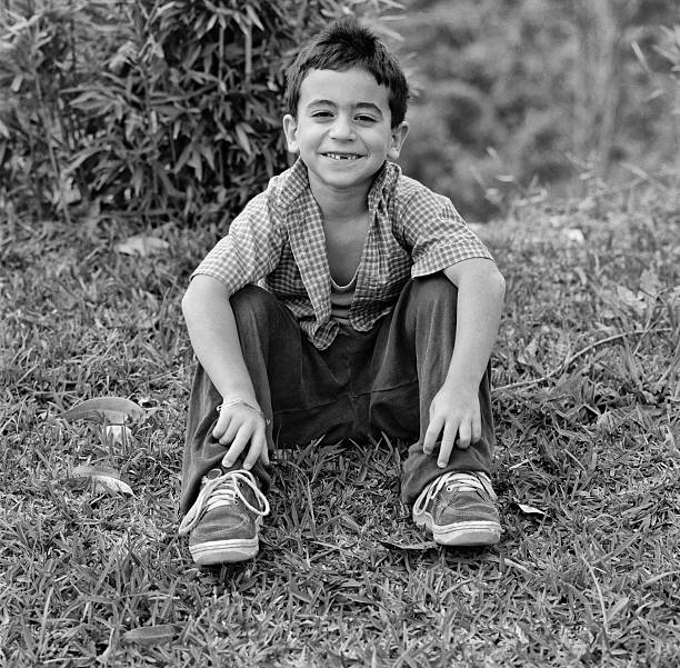istock Little boy smilling in the garden 171578846