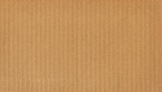 This high resolution scan of brown striped corrugated cardboard sample is excellent choice for implementation within creative processes of various 2D and 3D CG Projects. 