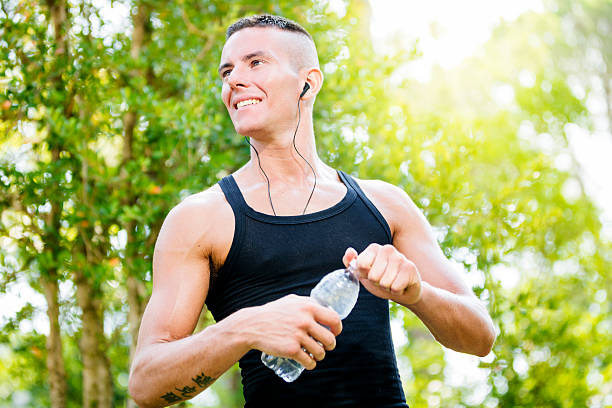 istock Fitness refreshment with water 171579023
