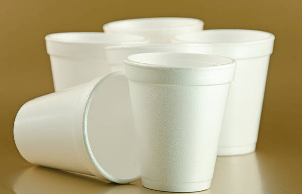 Styrofoam Cups stock photo