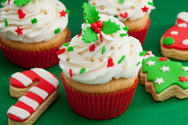 istock Christmas cupcakes and cookies 171579680