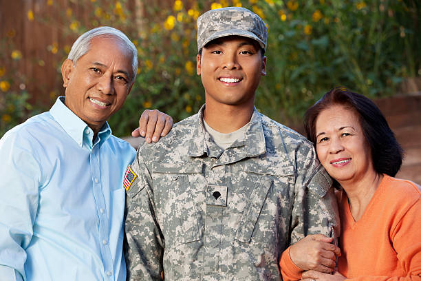 Army Family Portrait Outdoor Army Family Portrait Outdoor.-Click on the banners to browse portfolio by collections- proud army mom stock pictures, royalty-free photos & images