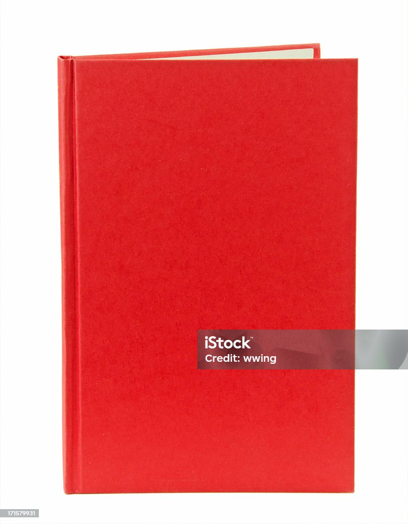 Capa de livro em vermelho com espaço para texto - Royalty-free Livro Foto de stock