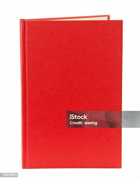 Capa De Livro Em Vermelho Com Espaço Para Texto - Fotografias de stock e mais imagens de Livro - Livro, Capa de Livro, Visão Frontal