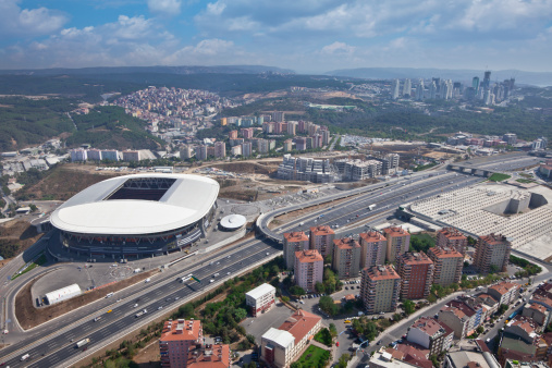 FenerbahAe stadium in maslak - Istanbul.OTHER Aerial View Istanbul