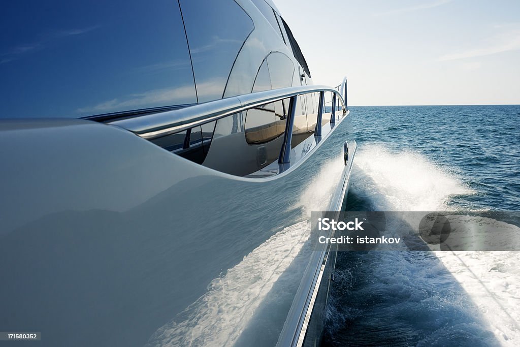 Megayacht - 로열티 프리 요트-레크리에이션 선박 스톡 사진