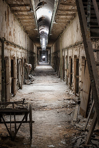 istock Abandoned Prison Cell Block in Bad Decaying Condition 171580448
