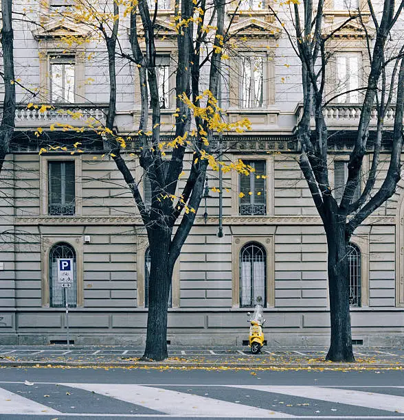 Milan, Italy - Autumn 2012. Slightly toned.