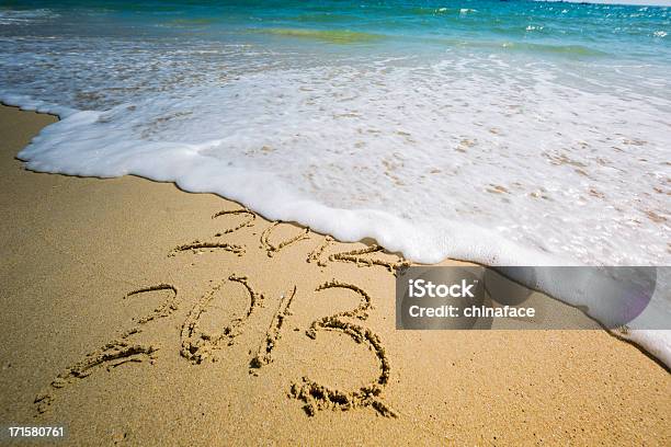Happy New Year 2013 Stock Photo - Download Image Now - 2013, 21st Century, At The Edge Of
