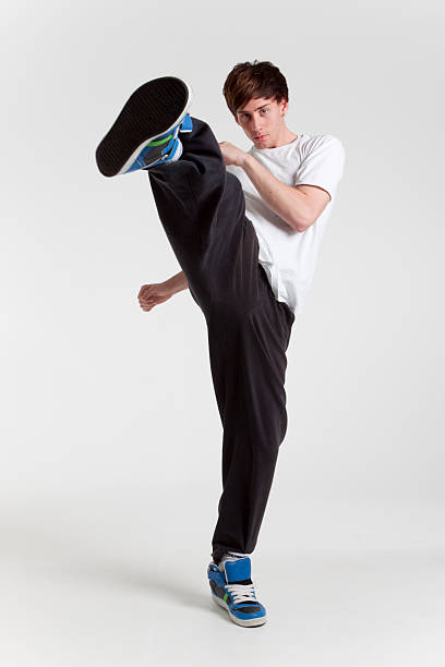 istock Teen giving a high kick 171580774