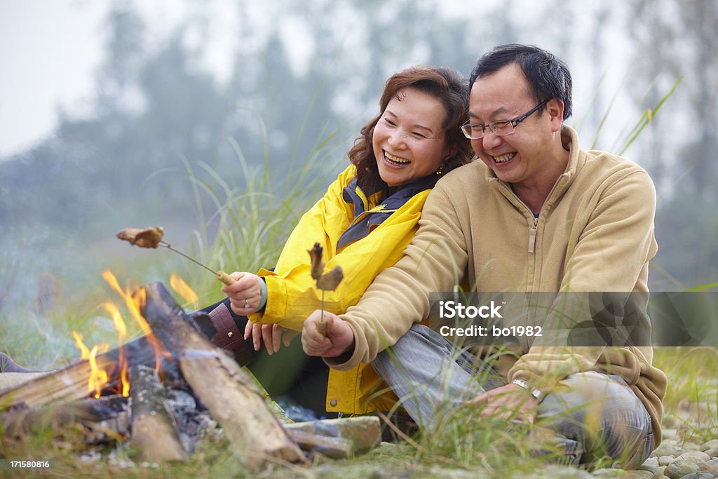 happy mature couple dating picture of happy mature couple camping Couple - Relationship Stock Photo