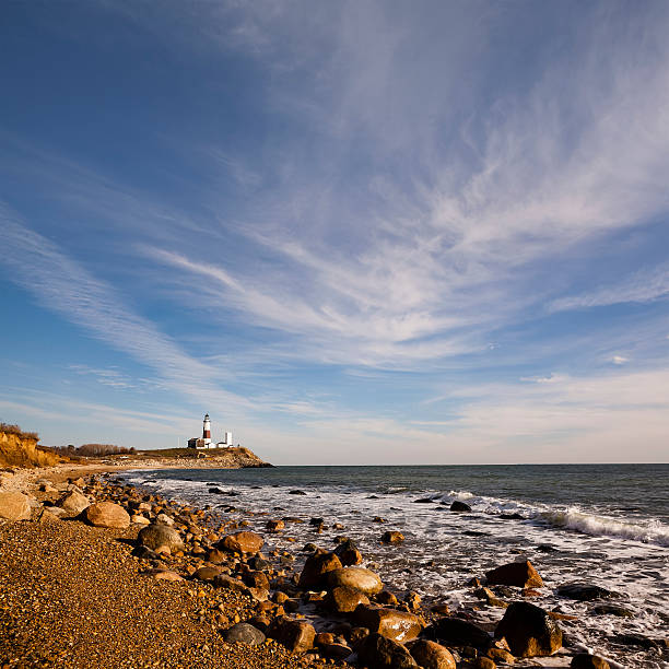 istock Lighthouse at Montauk point, Long Islans. 171580981