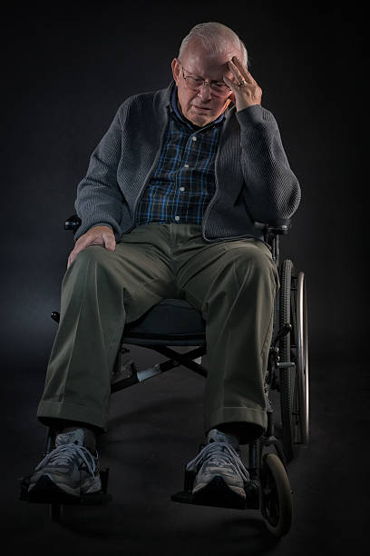 istock Elderly Man in Wheelchair 171581000