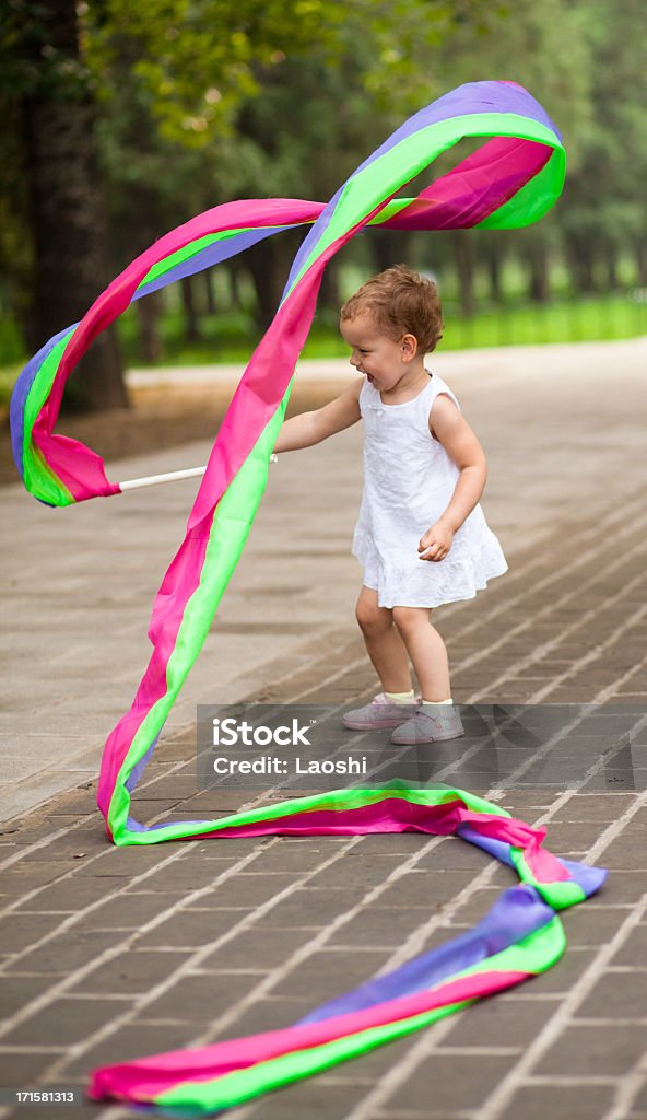 Süßes Mädchen - Lizenzfrei Bändertanz - Rhythmische Sportgymnastik Stock-Foto