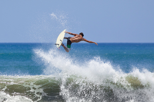 surfer catching some air