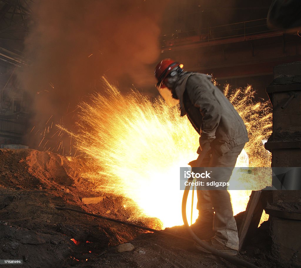 Iron Arbeiter - Lizenzfrei Arbeiten Stock-Foto