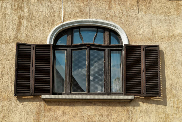 istock Old style window in rural town 171582446