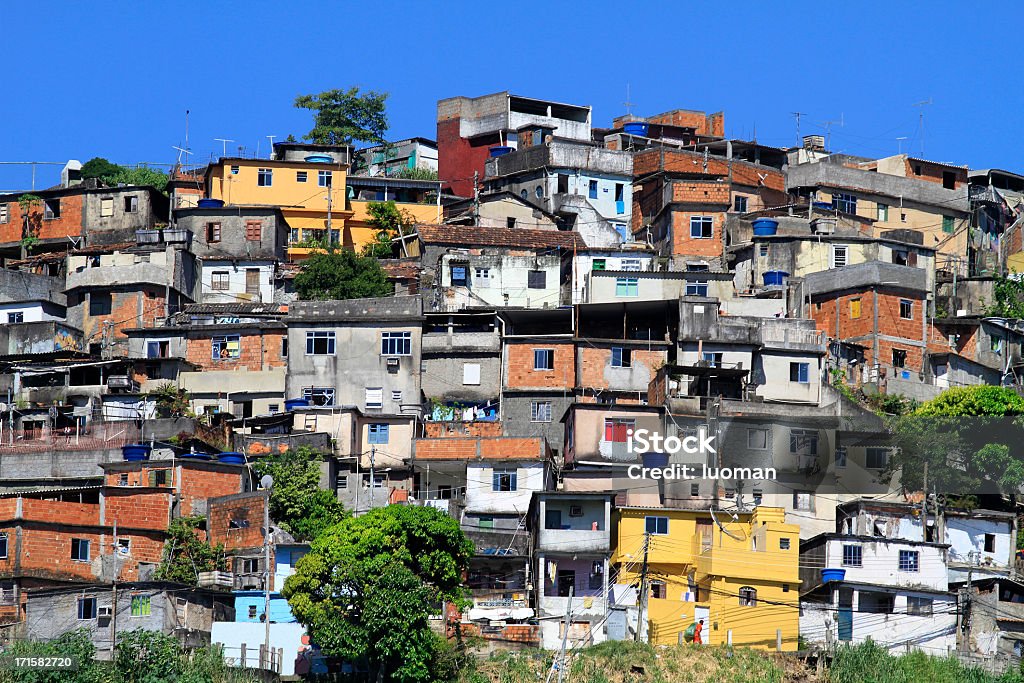 Favela in Rio de Janeiro - Foto stock royalty-free di Favela