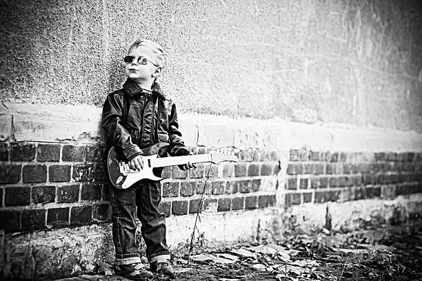 Photo of Little guitar hero